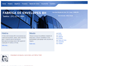 Desktop Screenshot of envelopesbh.com.br